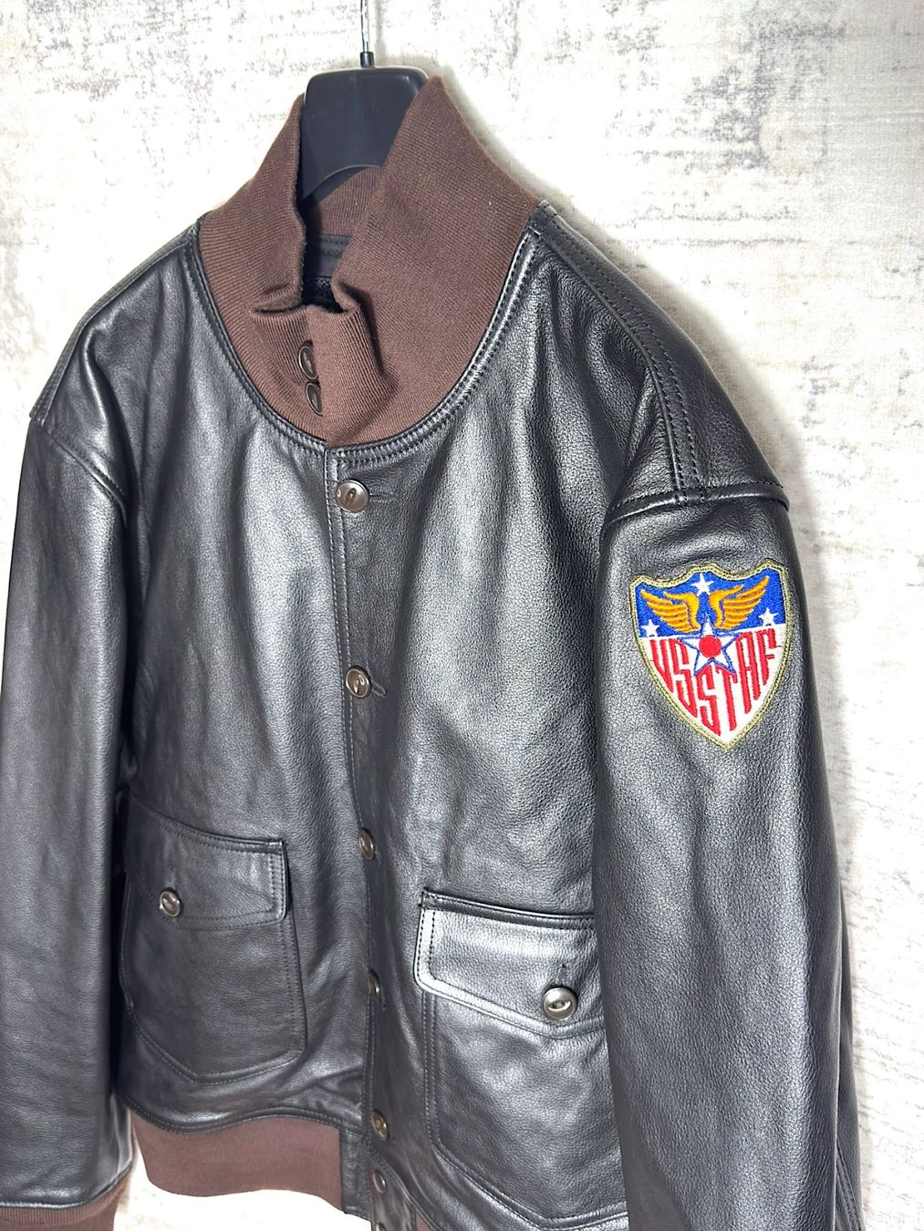 Giacche: USS TAF TYPE A-1 LEATHER FLIGHT JACKET SZ: XL – Usato da Cortaillod venduto da Stay_Alive_vintage 2