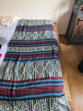 Pashmina Schal gemustert 100% Pashmina guter Zustand