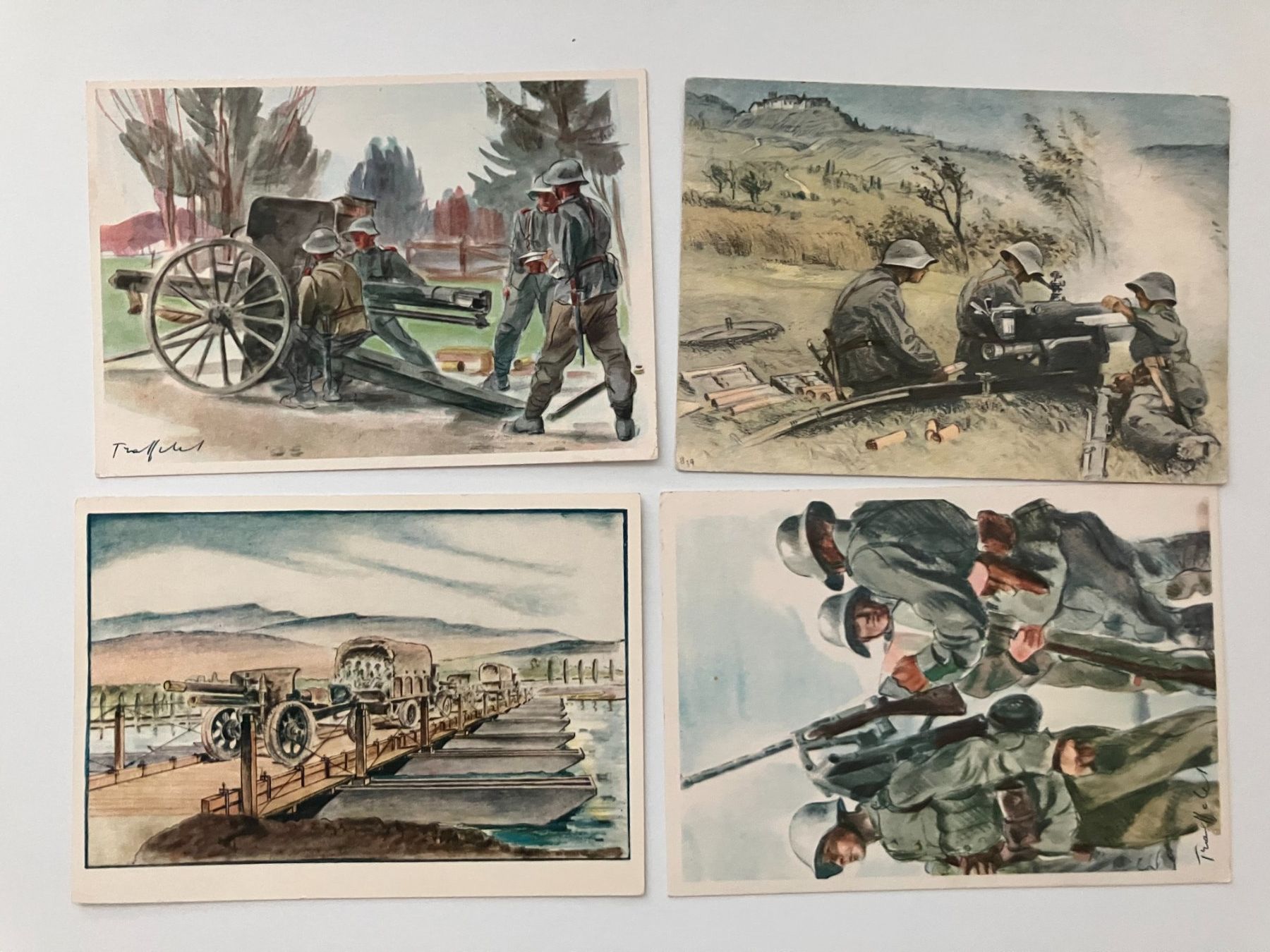 Cartoline postali: 1939/45, 8 vers. Karten – Usato da Würenlos venduto da Eulenpostuhu