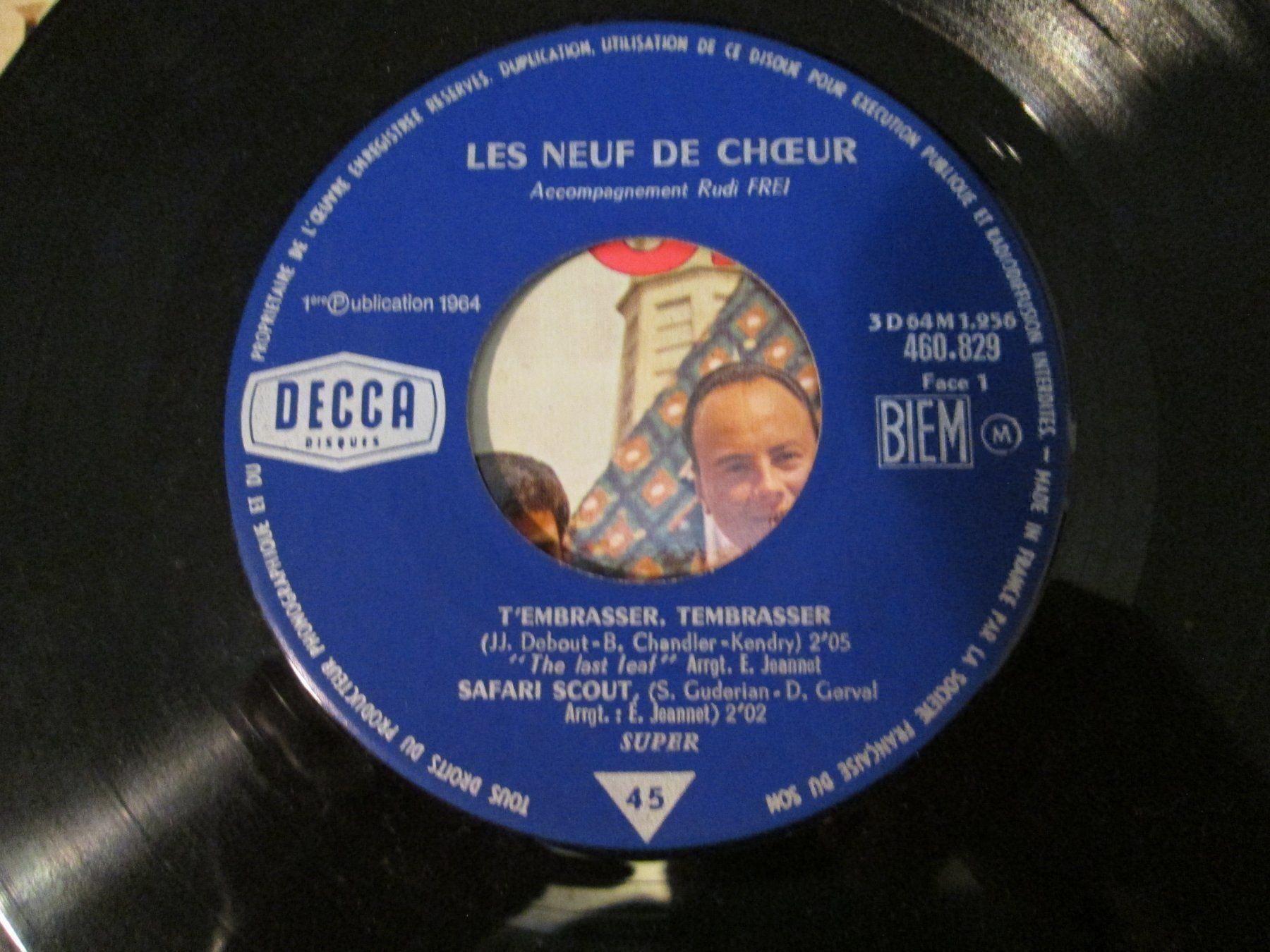 Schallplatten: Vinyle Les Neuf de Chœur - Decca 45t 1964 – Gebraucht aus la Chaux-de-Fonds von Lampe 2