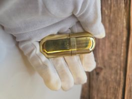 Vintage Feuerzeug „BRASS No. 5“ – Neu & unbenutzt – Sammler
