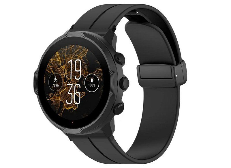 Armbänder & -reifen: Armband Bracelet Silikon Magnet für Suunto 9/7/D5/Spartan – Neu und originalverpackt aus Lausanne von WATCH-WORLD 4