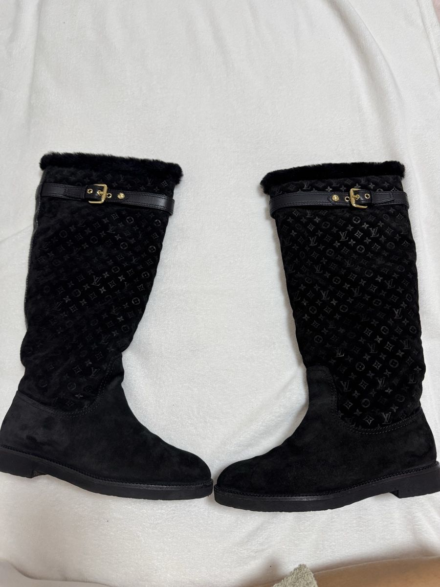 Damenschuhe: Louis Vuitton Black Winter Boots, 37❄️ – Gebraucht aus Genève von Lux_trend26 3