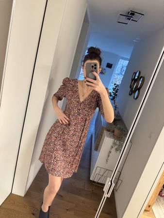 The Kooples Kleid, V-Ausschnitt, Gr. 36