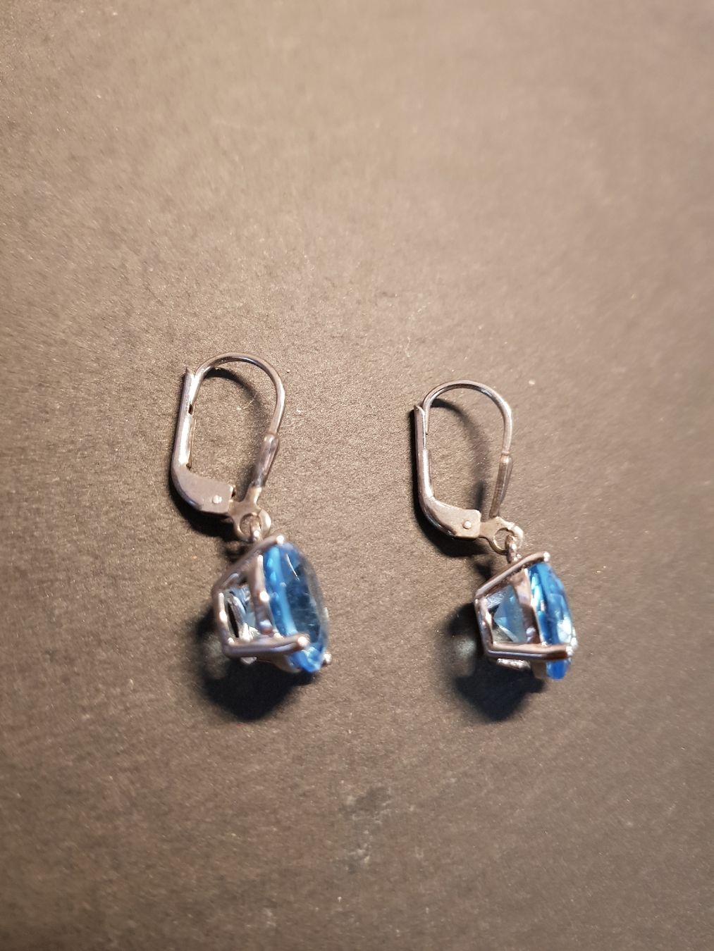 Orecchini pendenti & Orecchini a lobo: Dormeuses Argent 925 Aigues marines neuves – Nuovo (secondo la descrizione) da Veyrier venduto da sosozizou 1