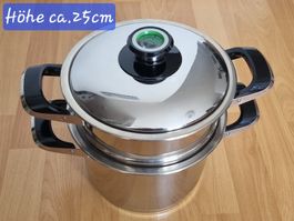 4,2l AMC Kochtopf Set, Edelstahl