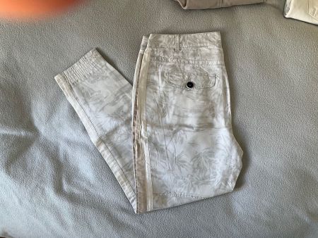 Marc Cain Hose Weiss/Hellgrau Gr. N4 / 40