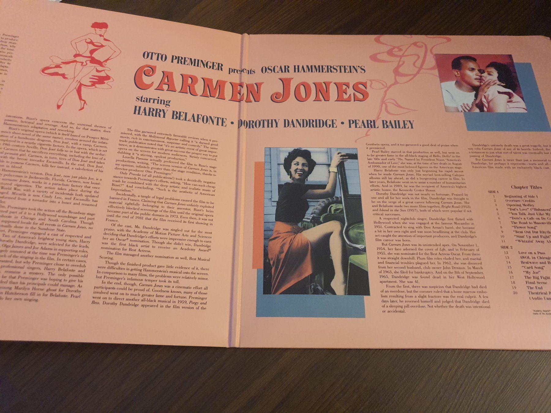 Tutti i DVDs: Laserdisc Carmen Jones - harry belafonte – Usato da Baden venduto da swiss-alps 1