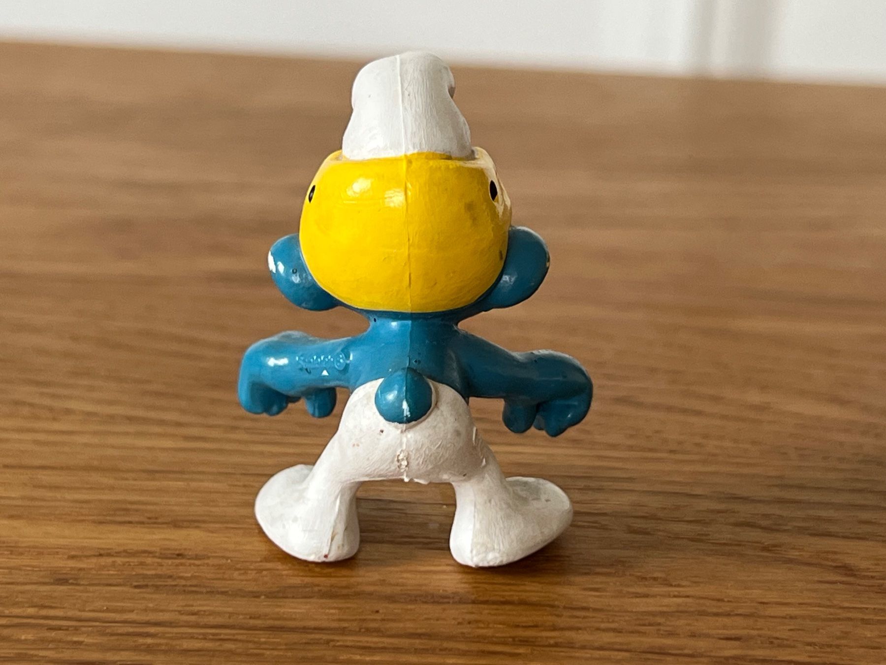 Schleich Figuren: Schlumpf mit Helm 1978 Fahrer PEYO Schleich – Gebraucht aus Ennetbaden von mapa05 2