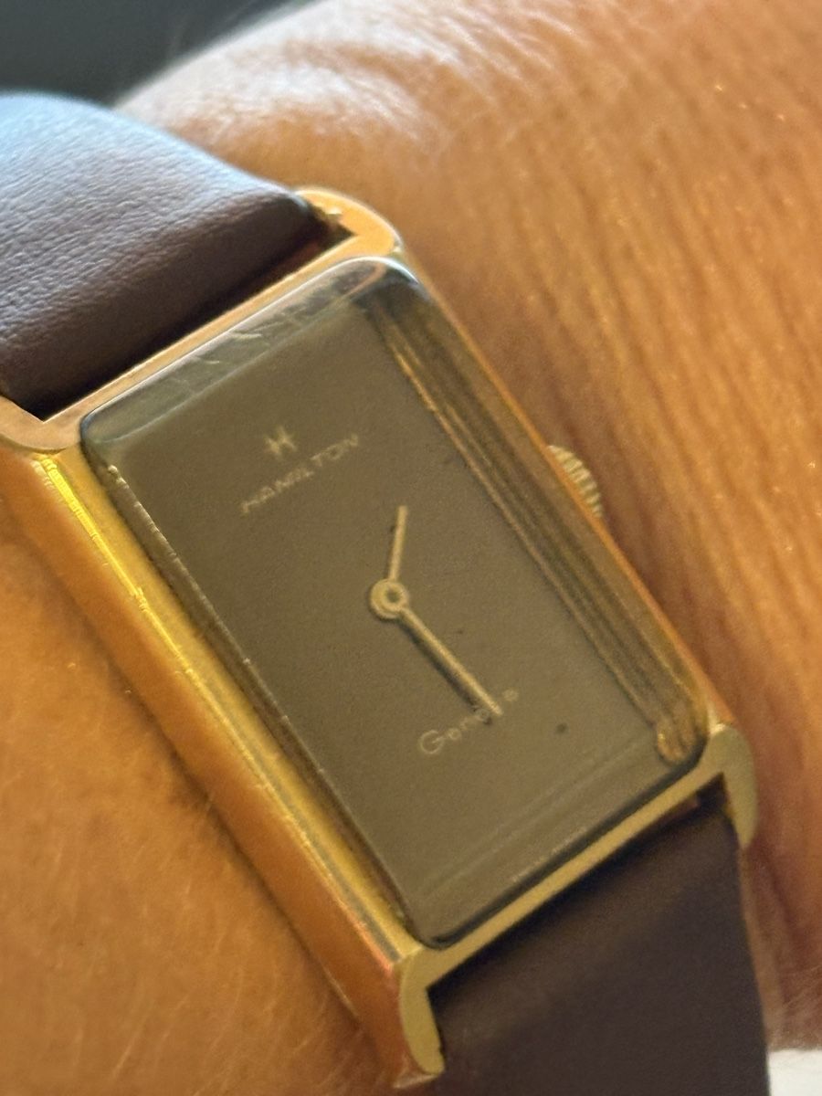 Hamilton Uhren: Hamilton geneve handaufzug läuft  – Gebraucht aus Murten von Tzaugg 7