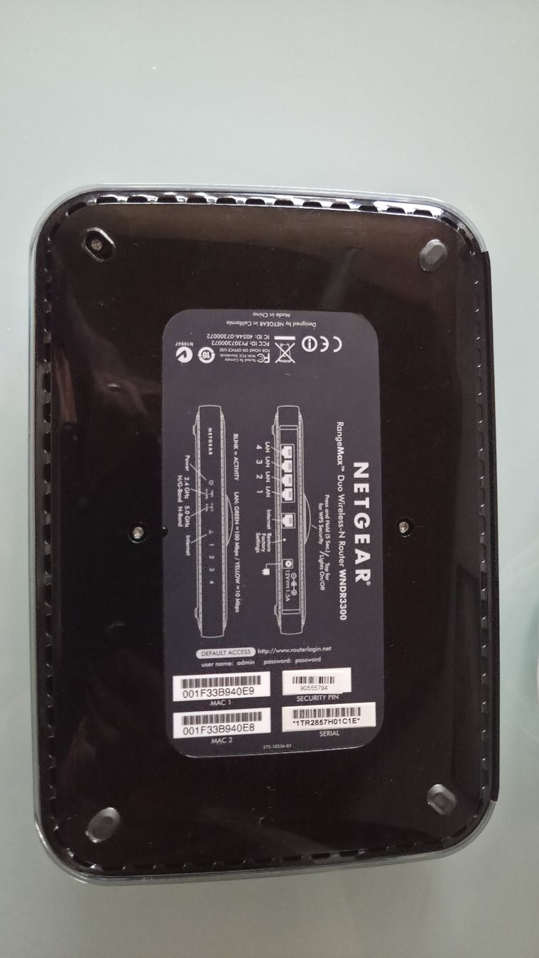 Netgear Modems & Router: Netgear Router WNDR3300 Range Max – Gebraucht aus Interlaken von Friedo2107 1