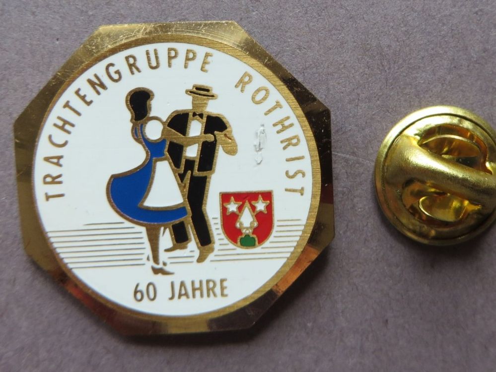 PIN 60 JAHRE TRACHTENGRUPPE ROTHRIST WAPPEN | Kaufen auf Ricardo