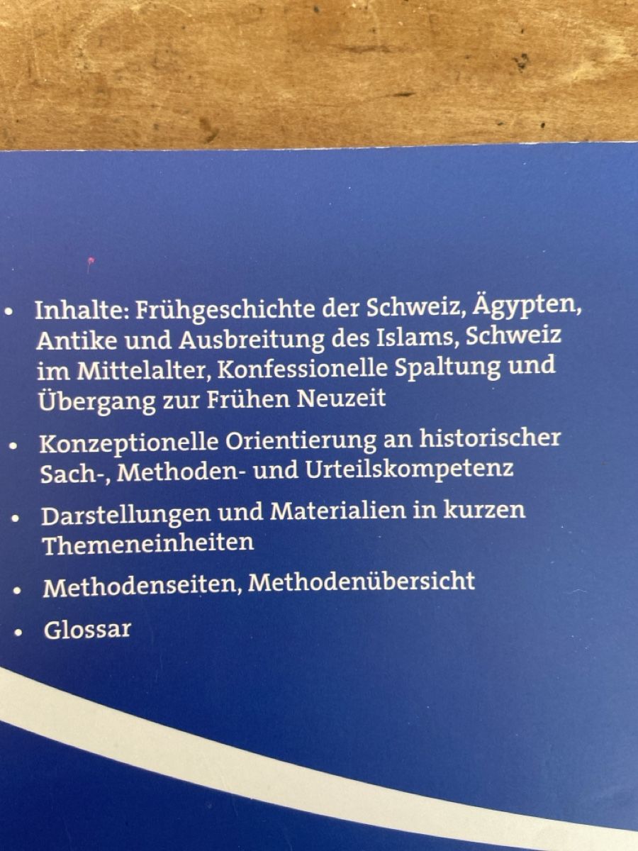 Bücher: Schweizer Geschichtsbuch 1, Cornelsen – Gebraucht aus Hinwil von Claucat 1