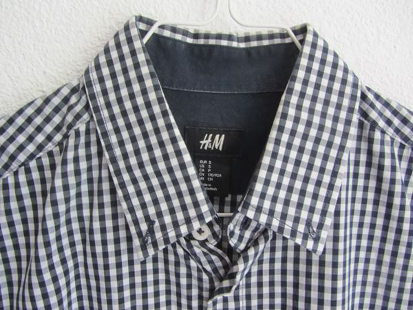 H&M Hemden: Hemd schwarz-weiss kariert - S – Gebraucht aus Zürich von Diazaio 2