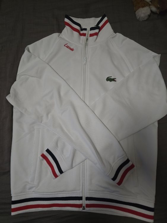 Veste Lacoste Sport blanche vintage | Kaufen auf Ricardo