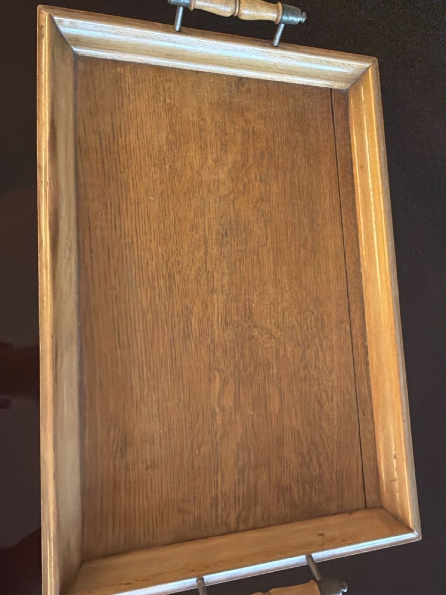 Servierplatten: Serviertablett aus Holz mit Griffen antik  – Gebraucht aus Zürich von joyfulgrace 2