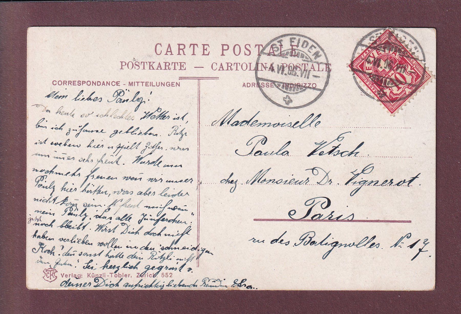 Cartes postales: ST. GALLEN - 8 Bilder - 1906 – D'occasion à Pully par nicecards 1