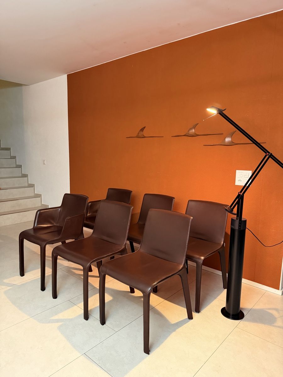 Knoll Stühle: Walter Knoll Gio Lederstuhl - 6er Set  – Gebraucht aus Grenchen von Nur_2540 1