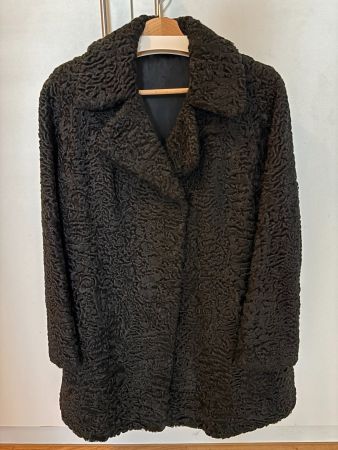 Wagner Pelze Luzern Persianer Karakul Damenmantel Gr. 42