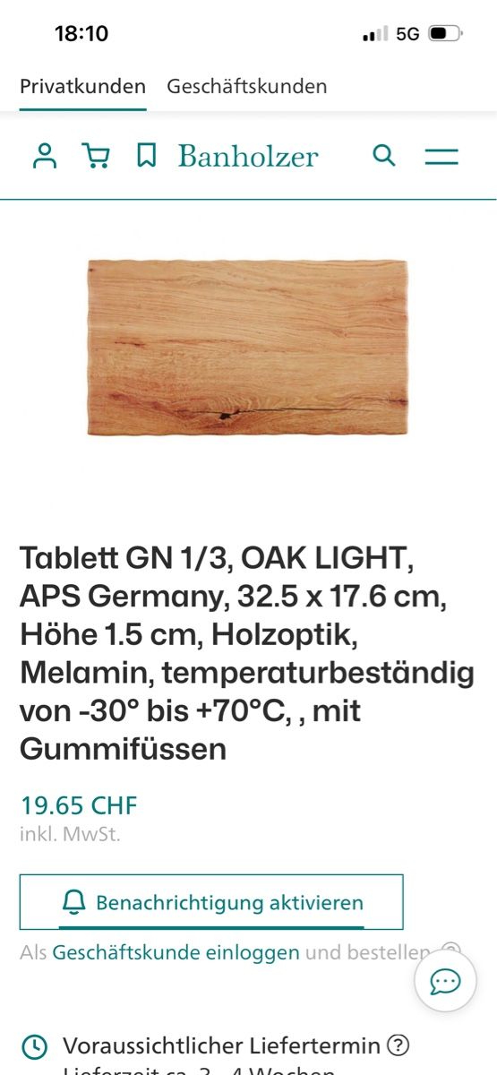 Appareils de cuisine: 14 x 1/3 APS Tabletts – D'occasion à Dittingen par Cervolino77 3