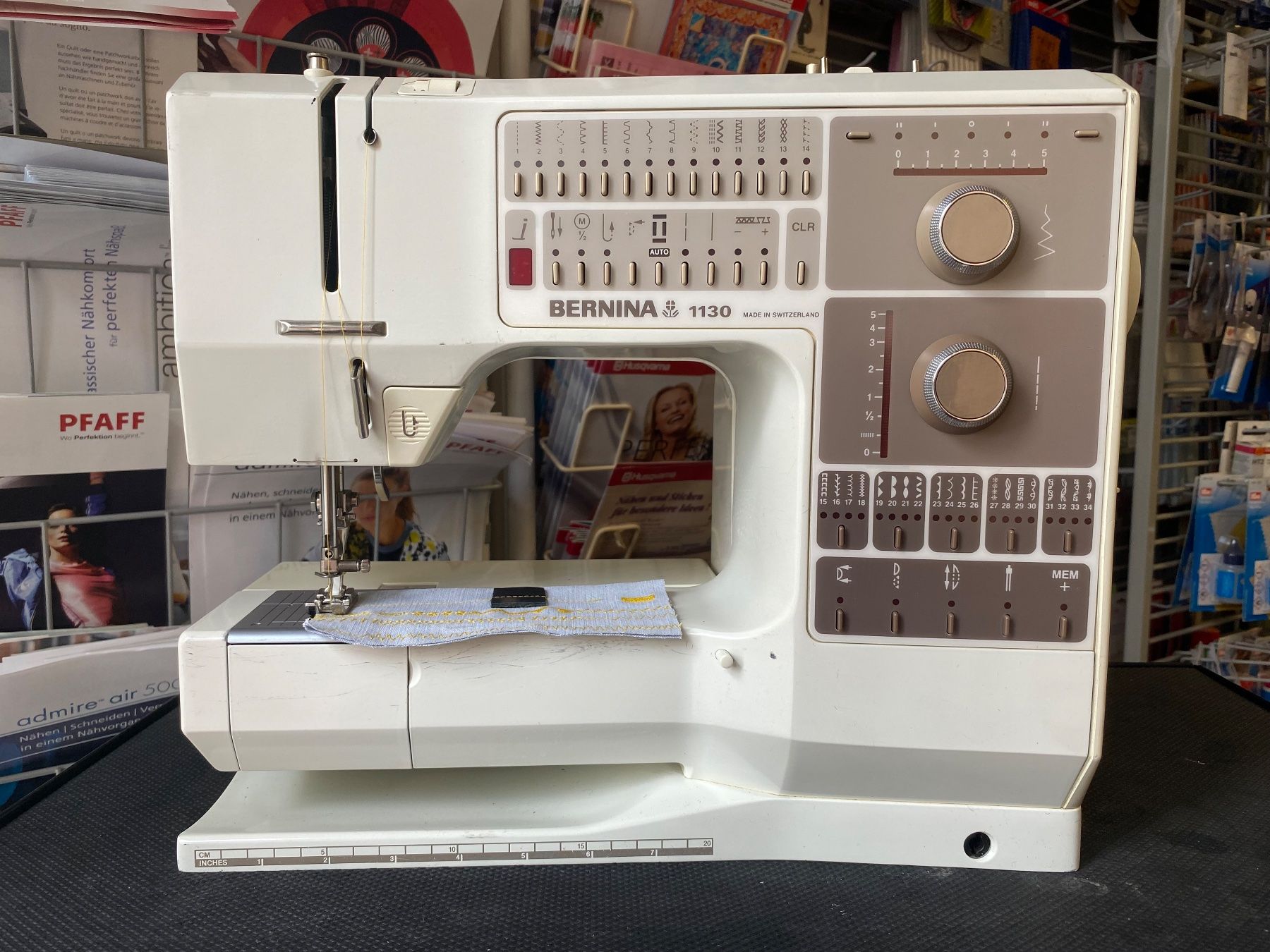 Bernina Nähmaschinen: Nähmaschine Bernina 1130, mit 34 Stichprogrammen, ab Service – Gebraucht aus Olten von Pat31
