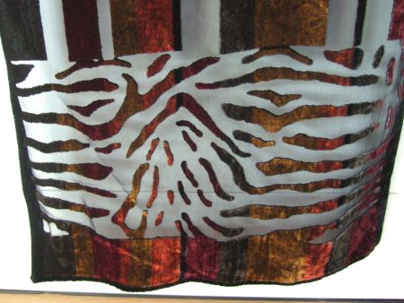 eleganter Herbst-Schal, Foulard von Medici, 153 x 33 cm