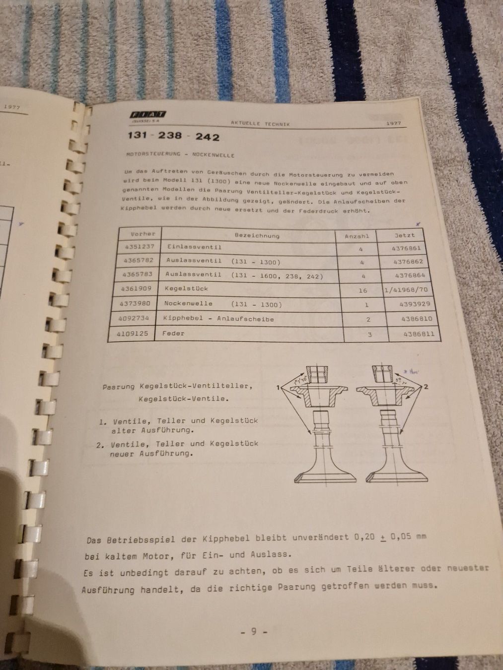 Libri: Fiat Werkstatthandbuch 1977 ( Aktuelle Technik ) – Usato da Enggistein venduto da Lehmannnn 2