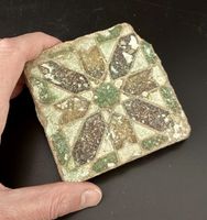 „Azulejos“ Fliese im hispano-maurischen Stil aus dem 15. J