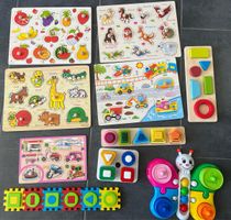 Wooden Puzzles Set for Children, Used
