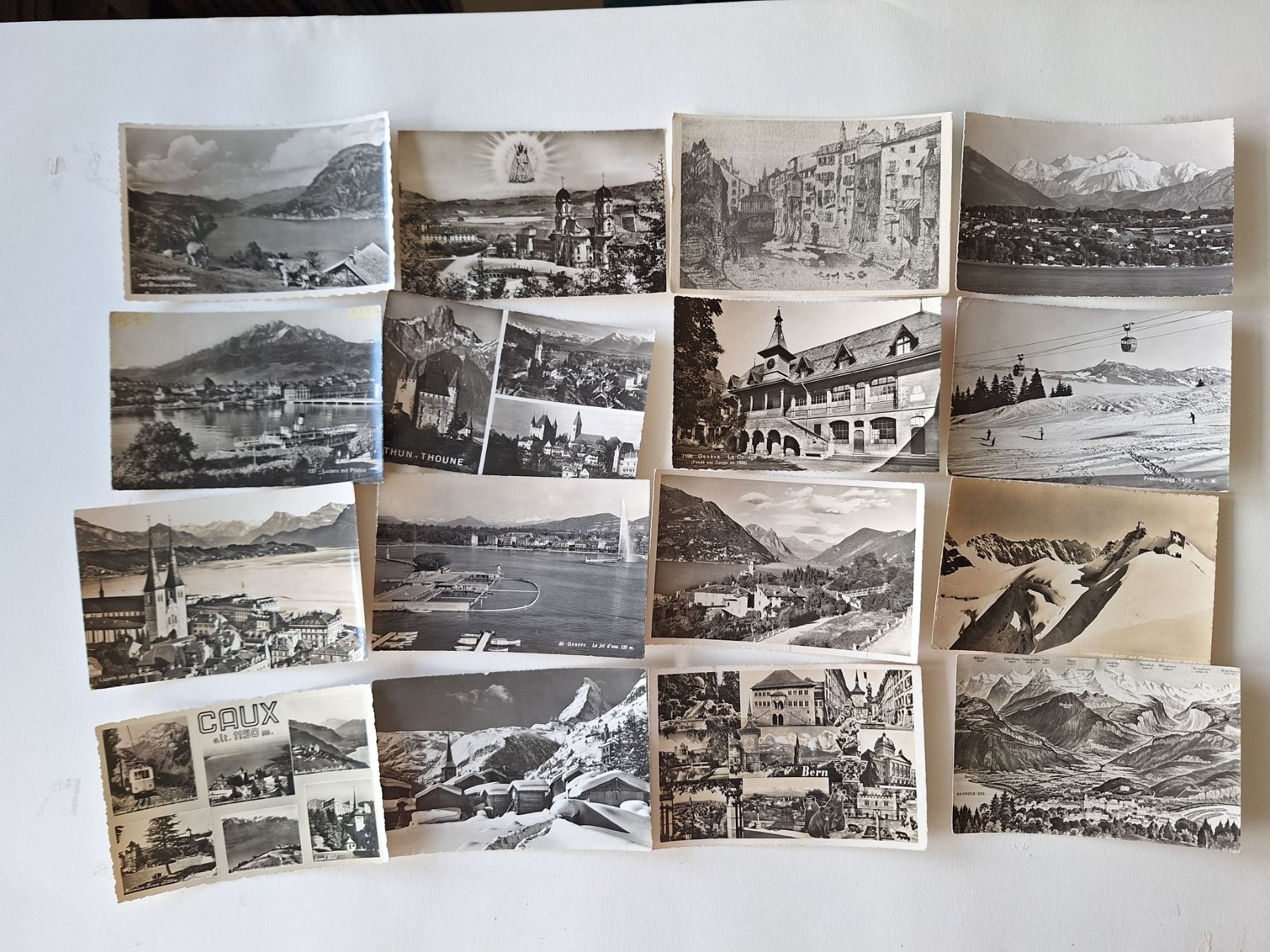 Cartoline postali: 50 Stück alte Ansichtskarten Schweiz,  Kleinformat  (14) – Usato da Zürich venduto da t24_de 2