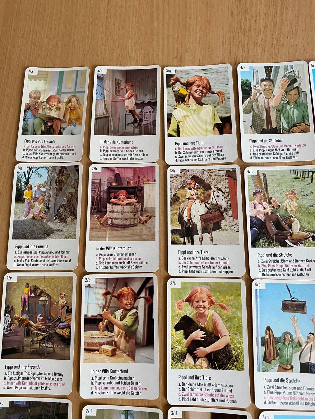 Giochi: Pippi Langstrumpf Quartett F.X. Schmid, Vintage, Komplett – Usato da Stein AR venduto da claire009 7