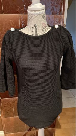 ab 1.-Strickpullover mit 2 Knöpfen Gr.S/M