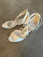 Brautschuhe/Abendschuhe/ Sandalen, ivory, Grösse 38