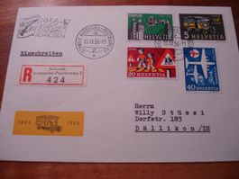 R-Satzbrief 1956, Sonder-o Zürcher Knabenschiessen