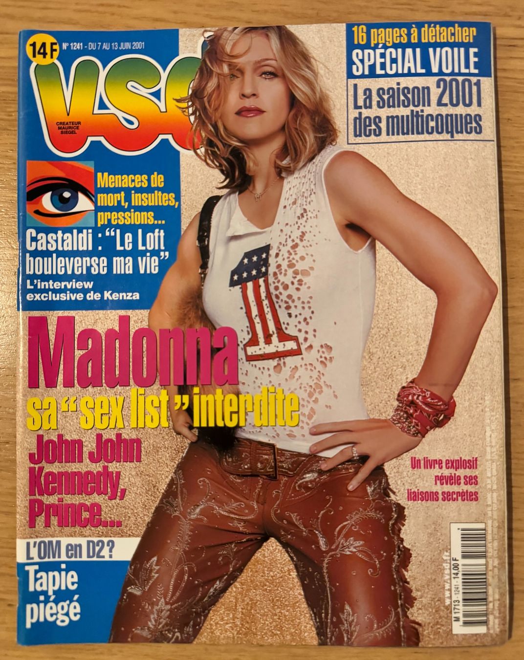 Riviste & Magazine: Madonna VSD Magazine Juin 2001 – Usato da Lausanne venduto da davzic