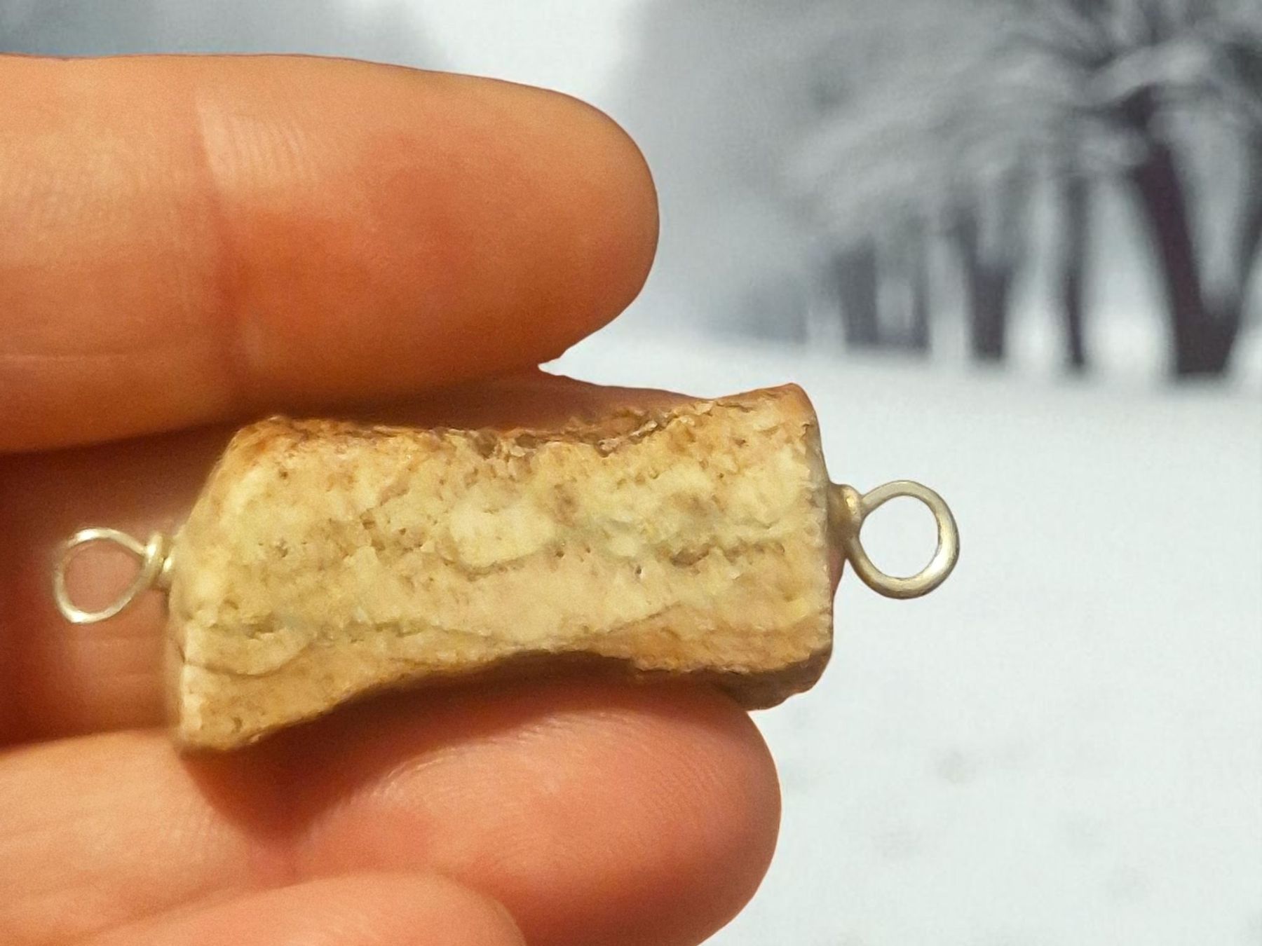 Ciondoli: Anhänger Schweizer rosa Alabaster – Nuovo e nell'imballaggio originale da Aarau venduto da Schmuckhoehle_MD 2