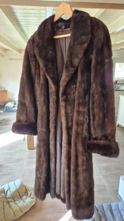 manteau long vison qualité marque "Noël" très bon état