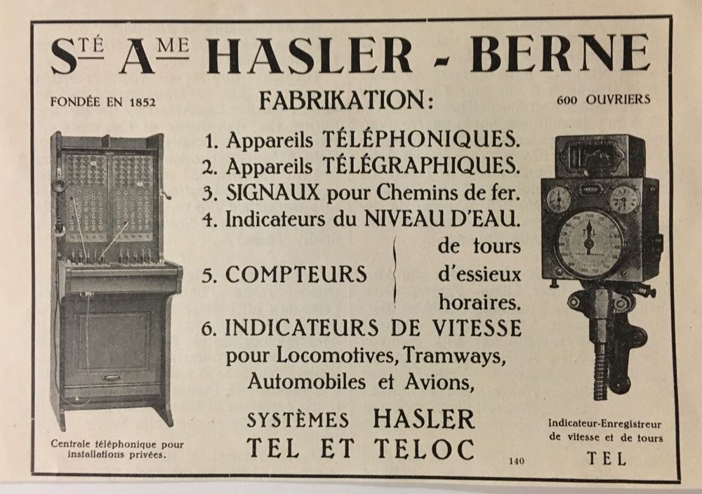 Tachymètre Hasler Vintage Pour Locomotive FS – État D'Occasion