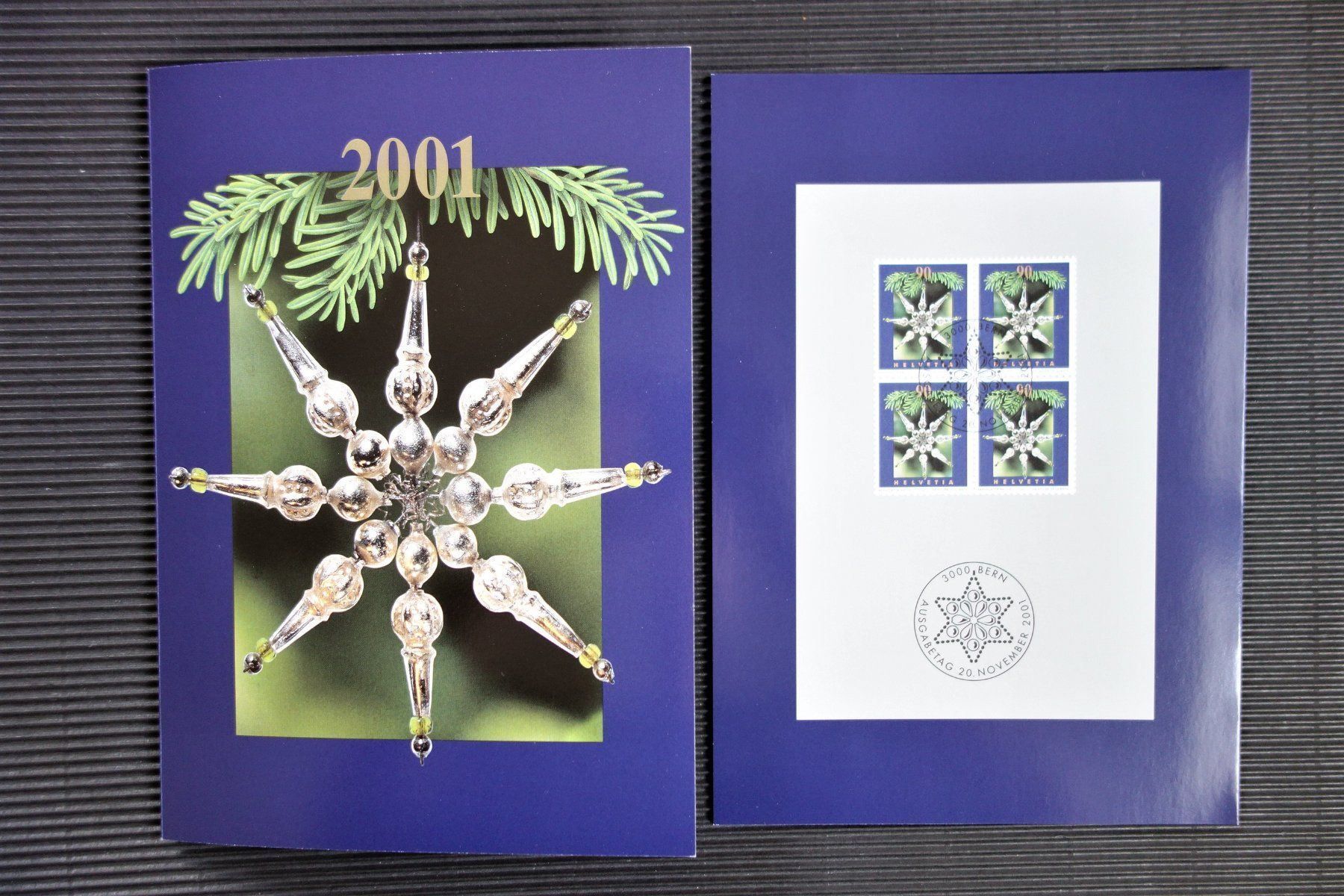 Tutti i francobolli: 2000 - 2003 - 4 Weihnachtskarten CH Post – Nuovo (secondo la descrizione) da Mettmenstetten venduto da Sutasso 1