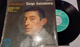 Vinyl Single - Gainsbourg  - L’étonnant S. Gainsbourg - Fr61
