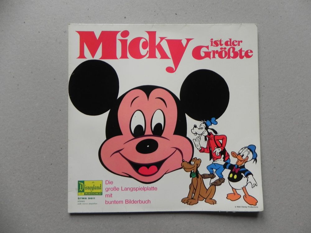 LP Walt Disney Hörspiel Micky ist der Grösste um 1970 Buch (Gebraucht ...