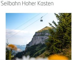 Gutschein Bergbahn Hoher Kasten 2 für 1