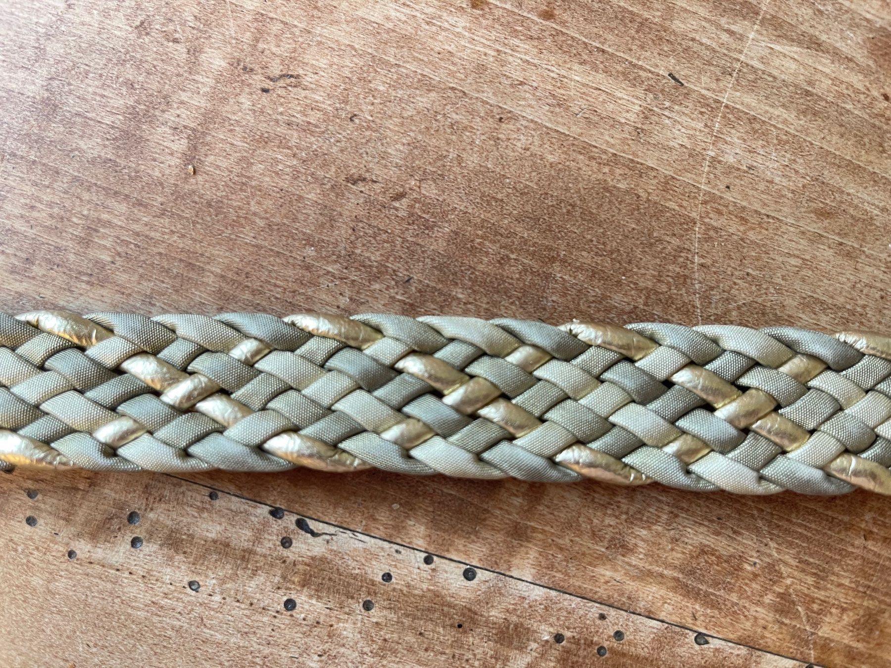 Gürtel: 3-farbiger Flechtgurt, Grösse 90 cm, Damen – Gebraucht aus Winterthur von 1956ingi 2