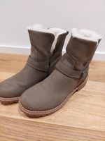 Stiefelette khakigrün, Gr. 38