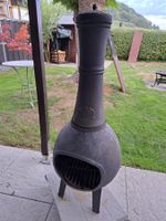 Terrassenofen aus Gusseisen