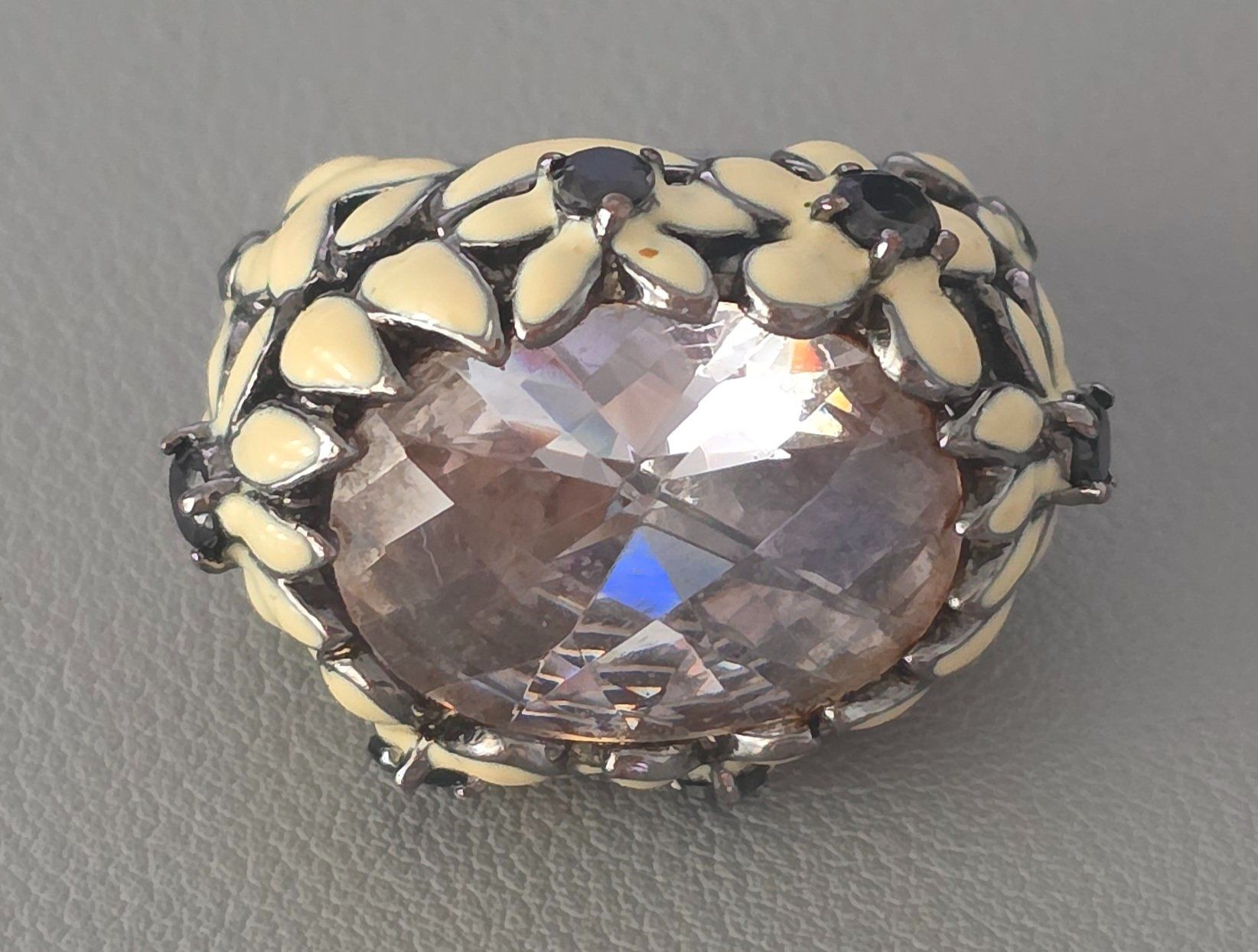 Anelli: Ring mit grossem Zirkonia Stein – Usato da Niederuzwil venduto da 262305 6