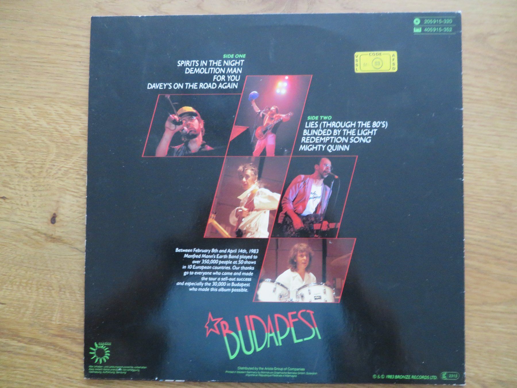 Schallplatten: MANFRED MANNS EARTH BAND LIVE BUDAPEST – Neu (gemäss Beschreibung) aus Zürich von max_cp5f 1