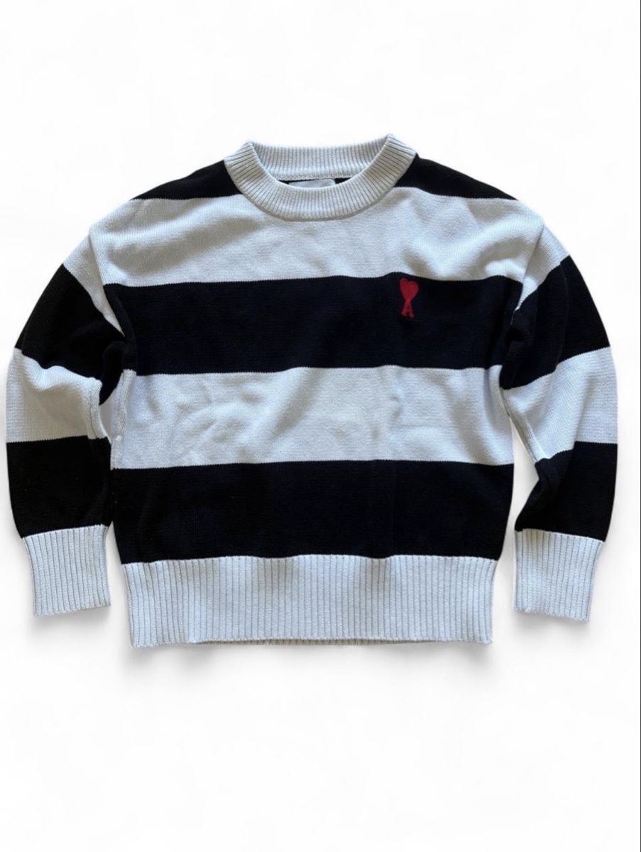 Pullover & Sweatshirts: Ami Paris schwarz weiss Grösse S – Gebraucht aus Frick von tk8_p9xy