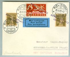 1929 Schweiz Flugpost SF