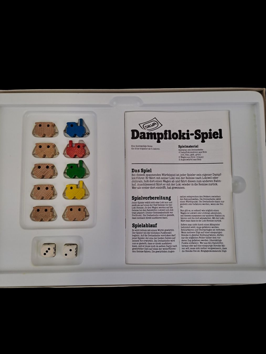 Jeux: Dampfloki-Spiel - SILVA - 1989 – D'occasion à Männedorf par Restwert_Maennedorf 1